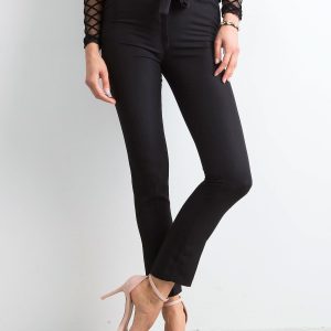 Wholesale Black pants with binding