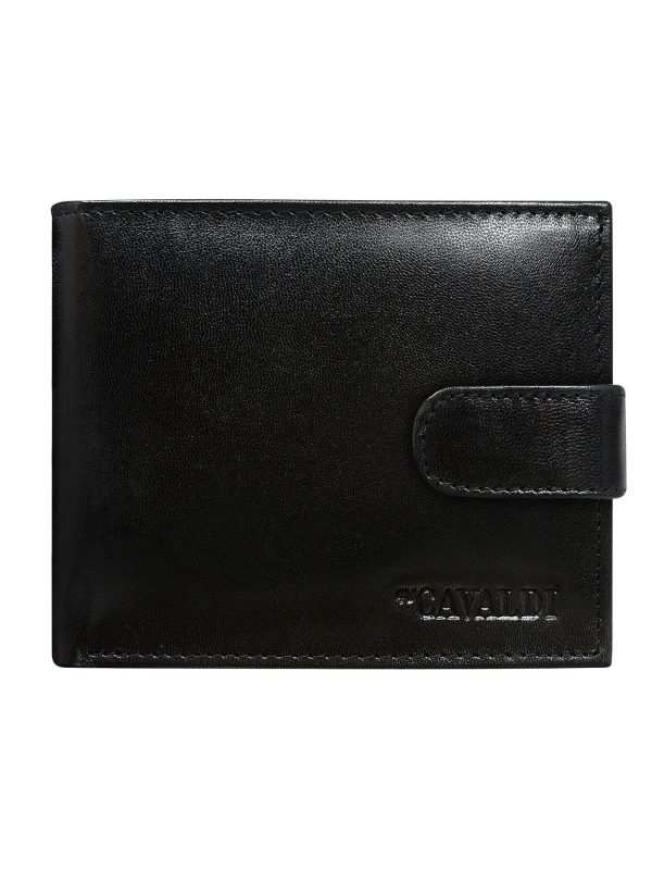 Wholesale Horizontal men's wallet black