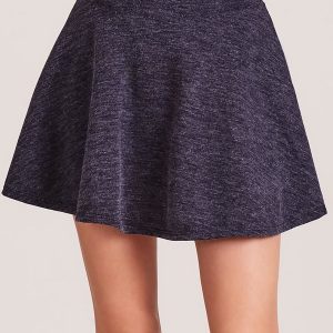 Wholesale Dark blue flared skirt