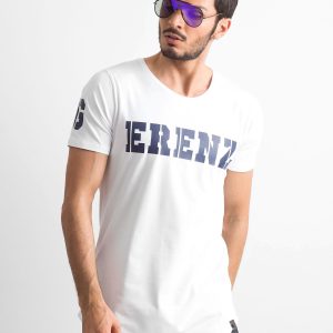 Wholesale White T-shirt for men with inscription