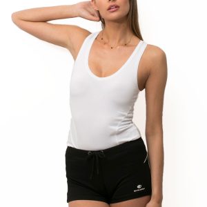 Wholesale Black Sports Shorts with White Insert