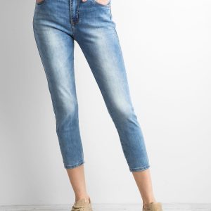 Wholesale Blue straight cut jeans