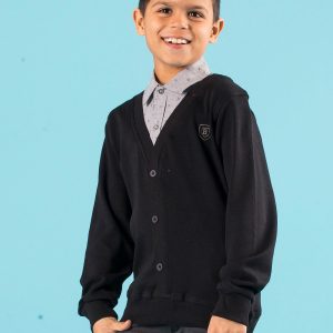 Wholesale Black boy's sweatshirt with shirt