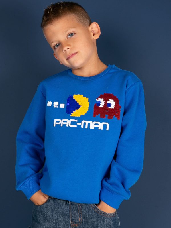 Wholesale Blue sweatshirt for boy