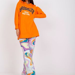 Wholesale Roxane Orange Sweatshirt Hoodie