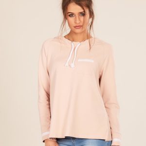 Wholesale Light Pink Women's Hoodie