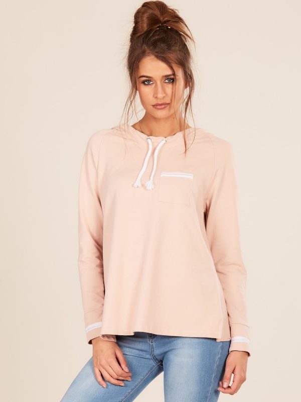 Wholesale Light Pink Women's Hoodie