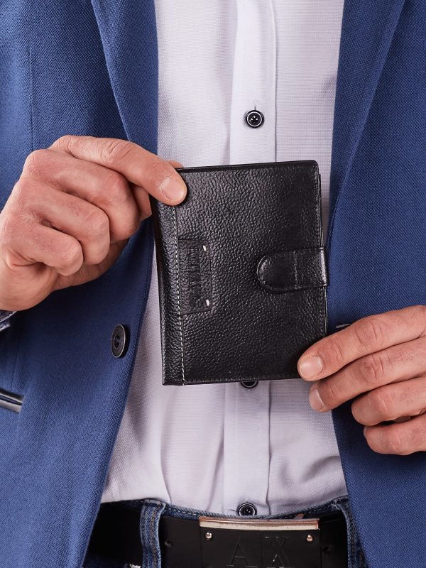 Wholesale Men's Black Flip Wallet