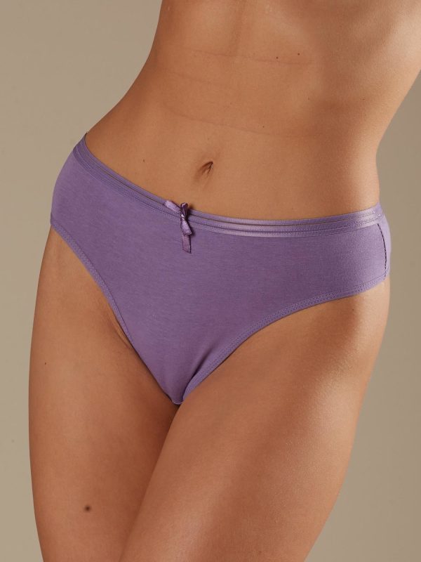 Wholesale heather cotton thong