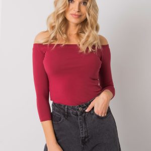 Wholesale Burgundy blouse Live