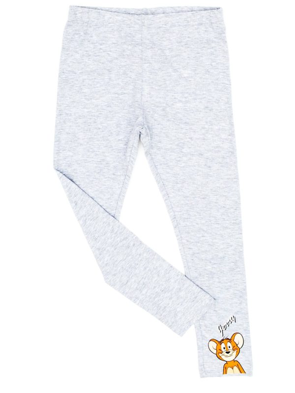 Wholesale Grey leggings for girl TOM AND JERRY