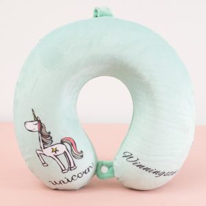 Wholesale Mint Unicorn Travel Head Pillow