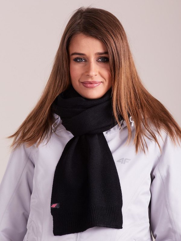 Wholesale 4F Black Women's Scarf