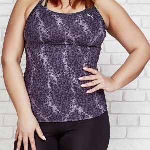 Wholesale PUMA Black Top with Graphic Patterns PLUS SIZE