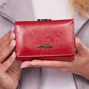 Wholesale Leather Women's Wallet Red