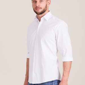 Wholesale Men's white shirt regular