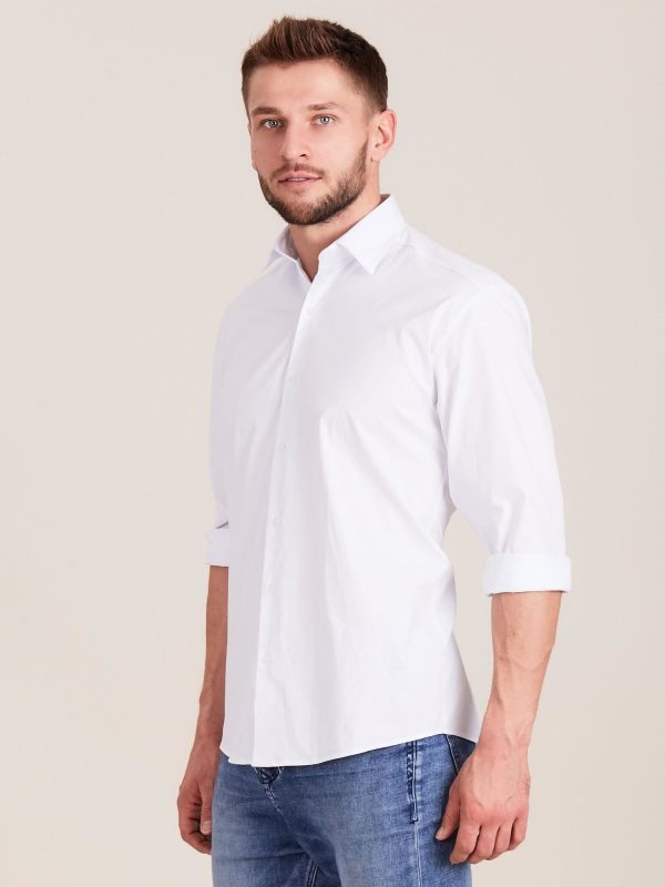 Wholesale Men's white shirt regular