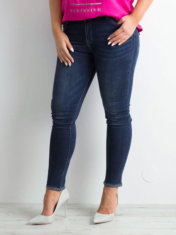 Wholesale Dark blue jeans for women