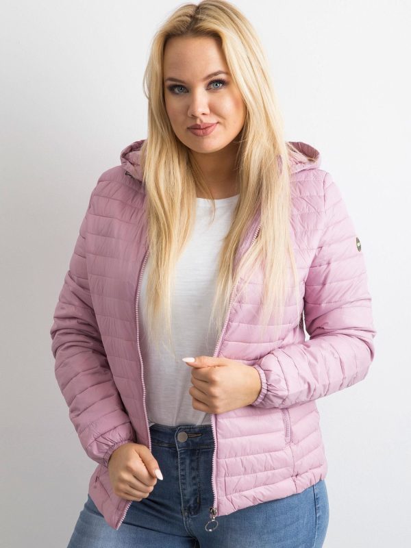 Wholesale Pink Plus Size Transition Jacket