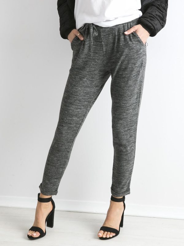 Wholesale Grey melange women's pants