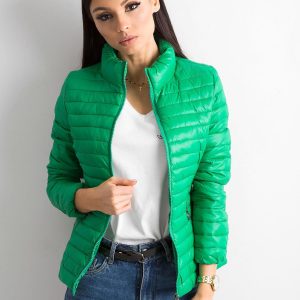 Wholesale Green Quilted Transition Jacket