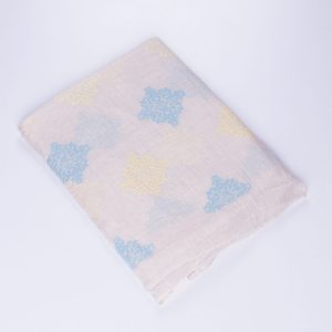 Wholesale Light beige light scarf with delicate embroidery