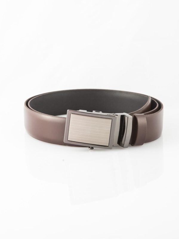 Wholesale Men's Brown Leather Strap With Buckle