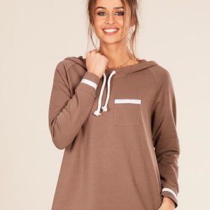 Wholesale Brown Women's Hoodie