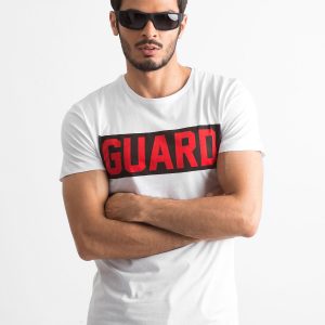 Wholesale Men's T-shirt with white lettering