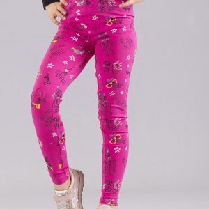 Wholesale Pink girl leggings BARBIE in cats and doggies