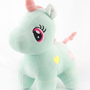 Wholesale Peppermint plush unicorn in hearts