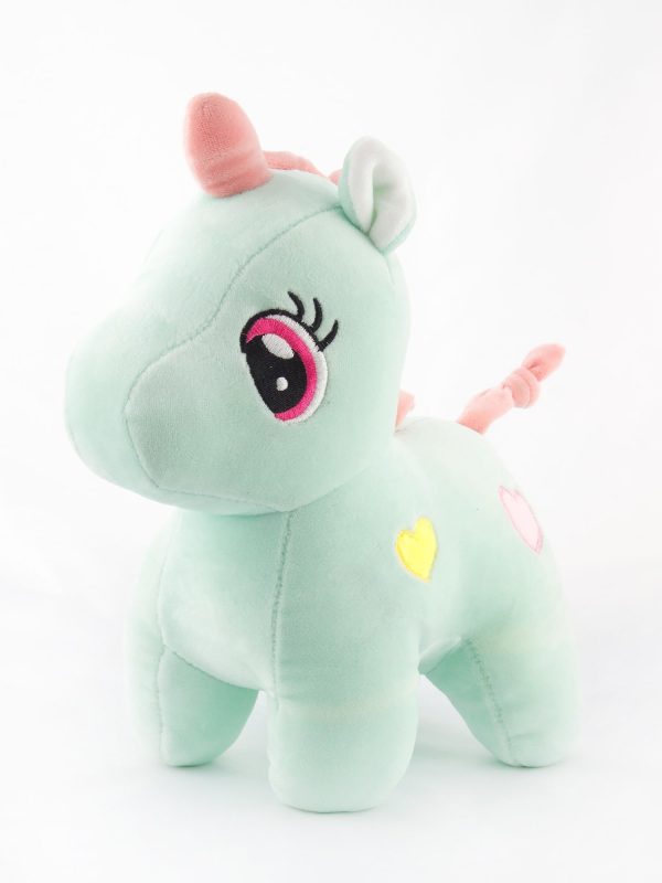 Wholesale Peppermint plush unicorn in hearts