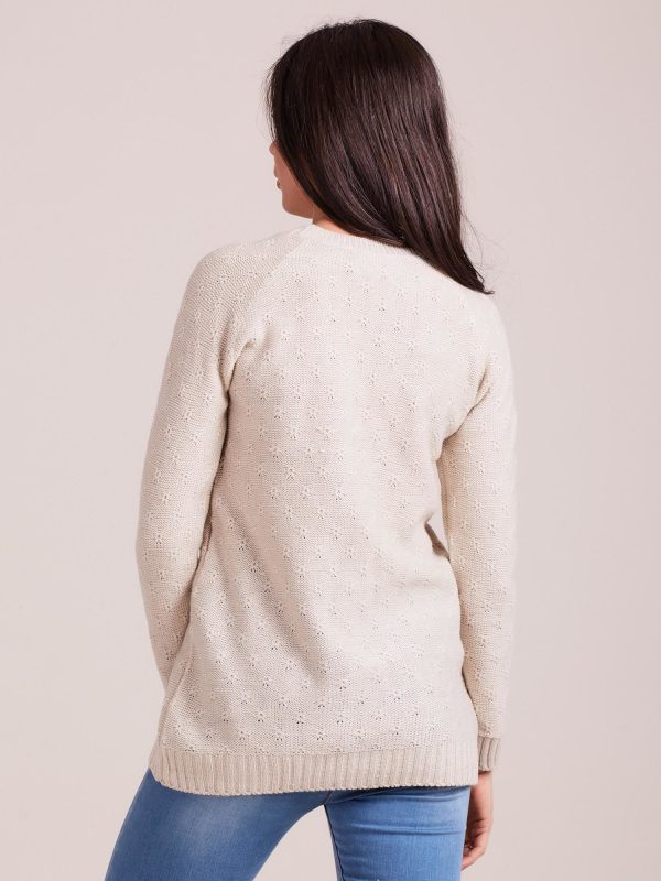 Wholesale Beige women's sweater