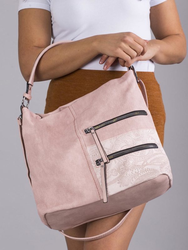 Wholesale Women's shoulder bag light pink