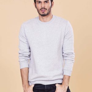 Wholesale Grey sweatshirt for men basic