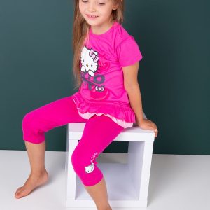 Wholesale HELLO KITTY Pink leggings for girl