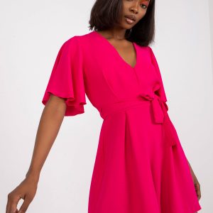 Wholesale Fuchsia elegant jumpsuit for women mini RUE PARIS