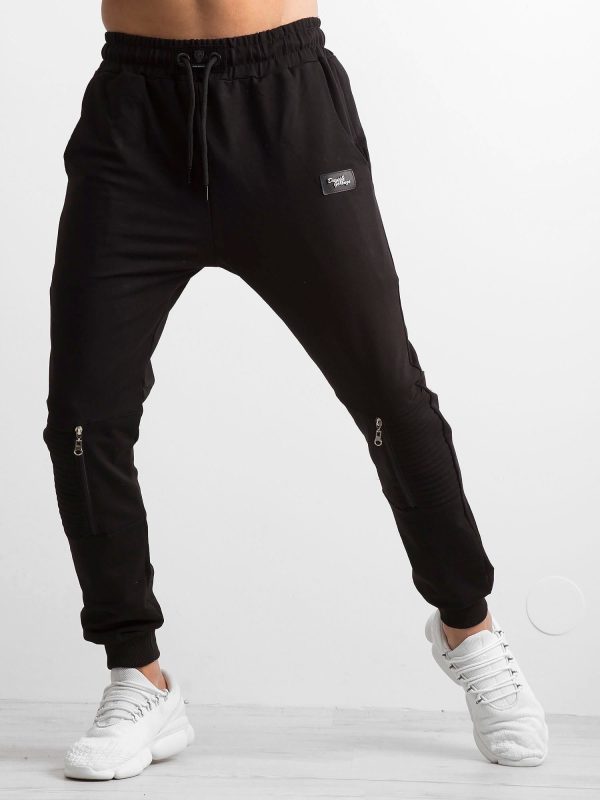 Wholesale Black Men's Sweatpants