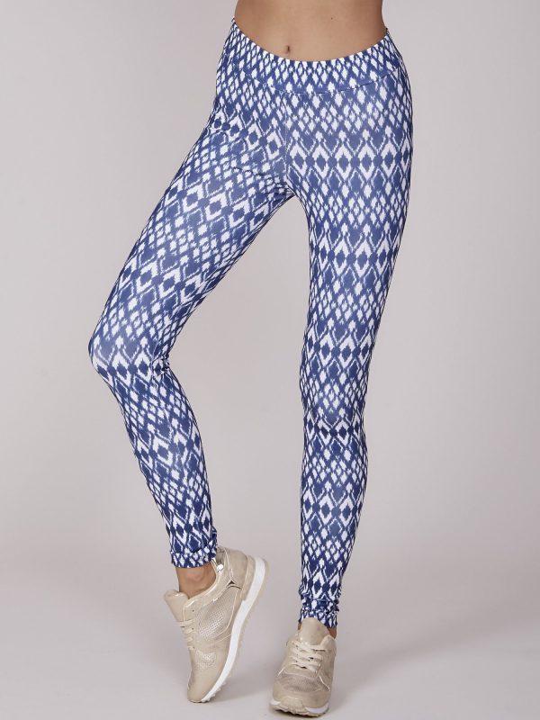 Wholesale Navy Patterned Leggings