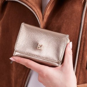 Wholesale Women's wallet gold in eco-leather