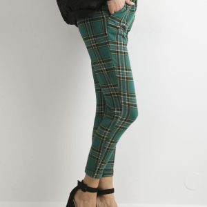 Wholesale Green plaid pants