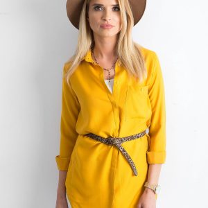 Wholesale Mustard long shirt