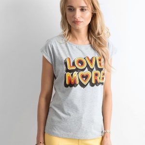 Wholesale Grey Cotton T-Shirt