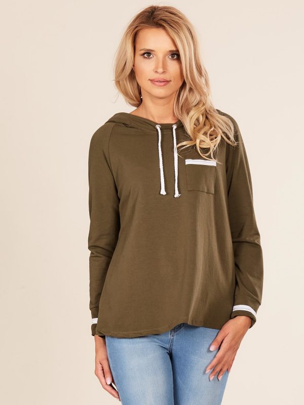 Wholesale Khaki Women's Hoodie