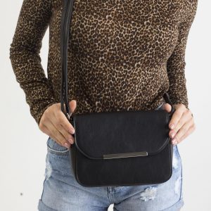 Wholesale Women's black bag made of eco leather