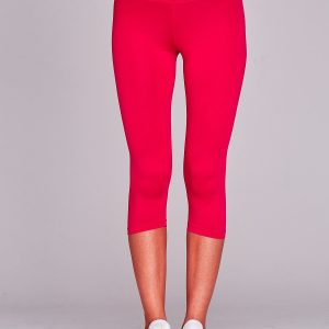 Wholesale Short Fuchsia Slim Sports Leggings