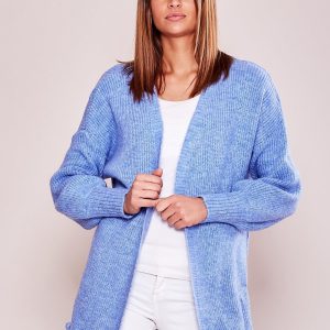 Wholesale Blue Loose Sweater Without Fastener