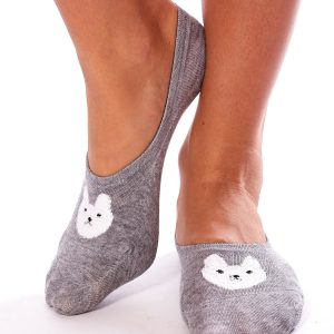 Wholesale Grey socks women's feet