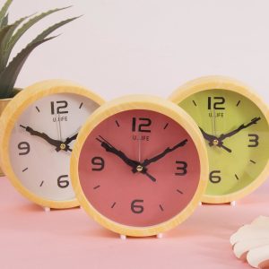 Wholesale Yellow Coral Round Desk Watch