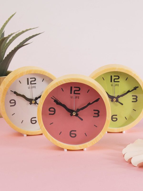 Wholesale Yellow Coral Round Desk Watch